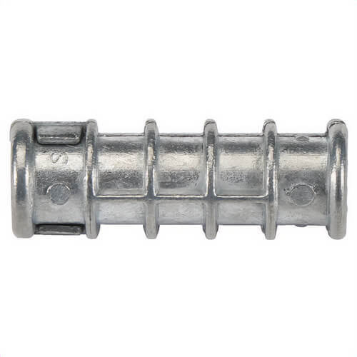 DeWALT® 01201-PWR Short Shell Expansion Anchor, 1/2 in dia, 2 in OAL, 3/4 in Drill, Zamac Alloy