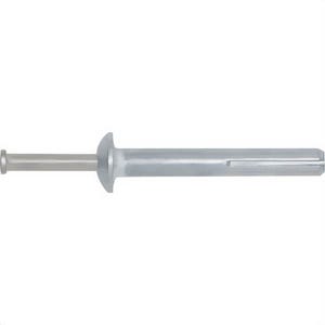 DeWALT® 02858-PWR Zamac Nailin® Nail Anchor, 1/4 in dia, 1 in OAL, Zamac Alloy Body Shell, 304 Stainless Steel Pin, Mushroom Head