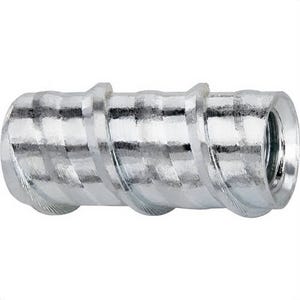 DeWALT® 6400SD-PWR Snake® Internally Threaded Screw Anchor, 1/4 in, Carbon Steel, 3/8 in Drill, 1-5/8 in D min Embedment