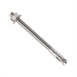 DeWALT® 7324SD4-PWR Power-Stud® SD4 Wedge Expansion Anchor, 1/2 in dia, 5-1/2 in OAL, 3-3/4 in L Thread, 304 Stainless Steel