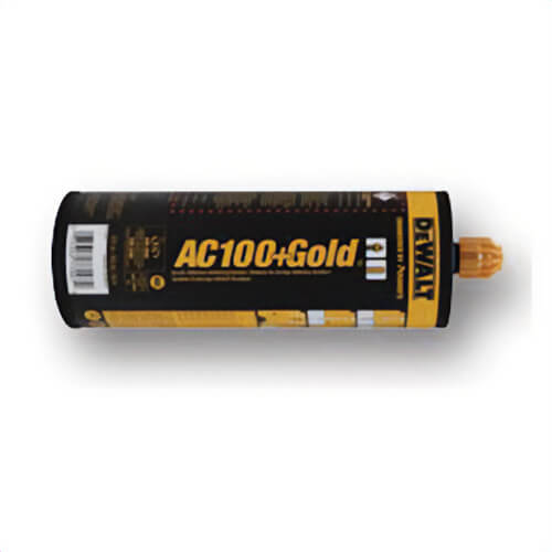 DeWALT® 8490SD-PWR AC100+ Gold® Injection Adhesive Anchoring System, 28 oz Cartridge