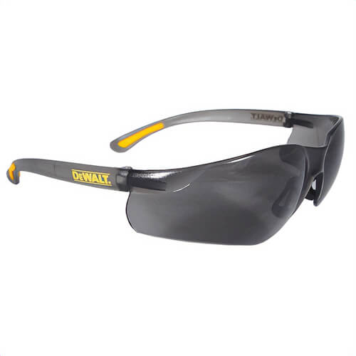 DeWALT® by Radians® DPG52-2D Contractor Pro™ Lightweight Safety Eyewear, Hard Coat/Impact-Resistant, Smoke Lens, Frameless Frame, Polycarbonate Lens