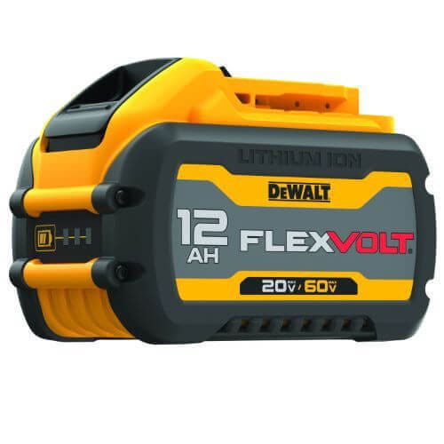 DeWALT® DCB612 Guaranteed Tough® FlexVolt® Battery, 12 Ah Li-Ion Battery, 20/60V DC Charge, For DeWALT® 20V, 60V and 120V MAX Tool