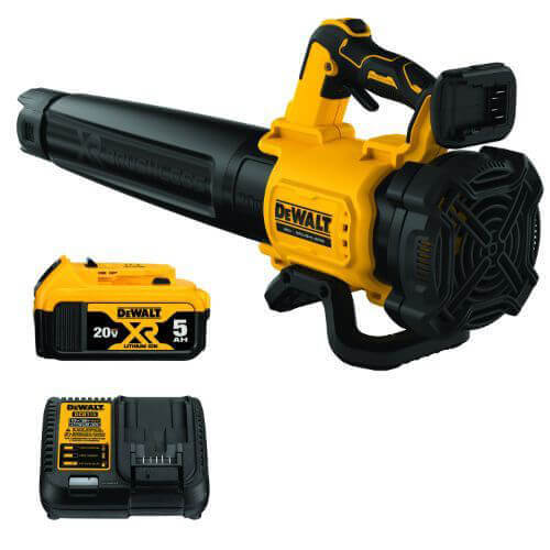 DeWALT® DCBL722P1 XR® Brushless Handheld Blower, 450 CFM Air Flow, 125 mph Air Velocity, 20 VDC 5 Ah Lithium-Ion Battery