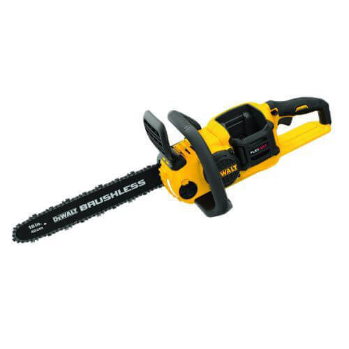 DeWALT® 60V MAX* FlexVolt® DCCS670B Brushless Cordless Electric Chain Saw, 16 in Cutting, 0.043 in Bar/Chain, 16 in L Bar/Chain, 60 V, Lithium-Ion Battery