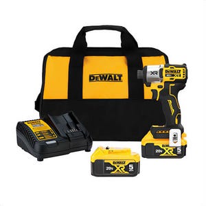 DeWALT® DCF845P2 3-Speed Brushless Cordless Impact Driver, 20V, 5.1 in OAL