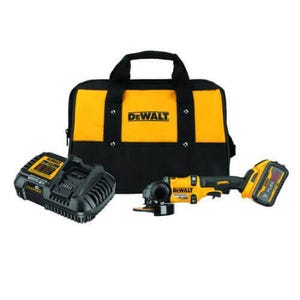 DeWALT® DCG418X1 Brushless Cordless Angle Grinder with Kickback Brake Kit, 4-1/2 to 6 in dia Wheel, 5/8-11 Arbor/Shank, 60 VDC