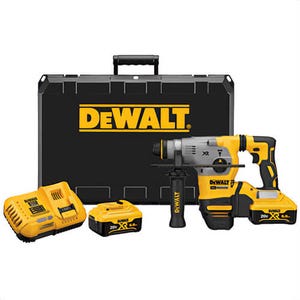 DeWALT® DCH293R2 Cordless Rotary Hammer Kit with 6 Ah Battery, 1-1/8 in SDS Plus® Chuck, 0 to 4, 480 BPM, 0 to 1,000 RPM No-Load