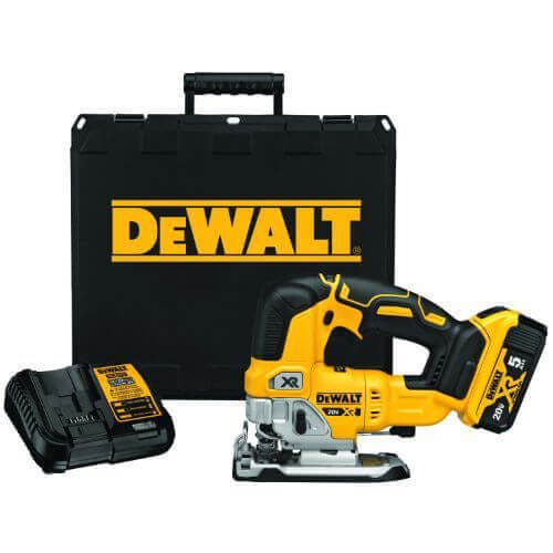 DeWALT® DCS334P1 20V MAX XR® Cordless Jig Saw, 20 VAC, For Blade Shank: T-Shank, 9-1/4 in OAL, Li-Ion Battery, Tool Only