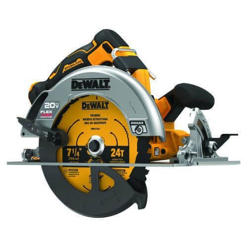 DeWALT® DCS573B Brushless Cordless Circular Saw, 7-1/4 in dia Blade, 20 V, 2 in at 45° , 2-9/16 in at 90° D Cutting, FlexVolt® Battery