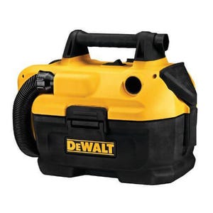 DeWALT® DCV580H Cordless Wet-Dry Vacuum, 2 gal Dry/Wet Tank, 20 V, Lithium-Ion Battery, Plastic Housing