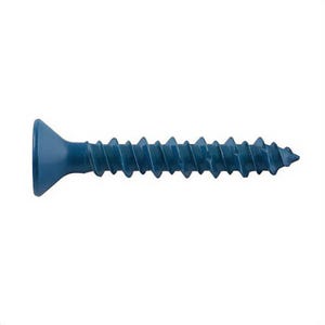 DeWALT® DFM12762 Screw Anchor, 1/4 in dia, 1-3/4 in OAL, Phillips® Head Drive, Carbon Steel