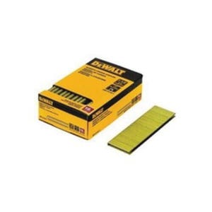 DeWALT® DNS18088-2 Narrow Crown Staples, 7/8 in L Leg, Chisel Point, Steel, 1/4 in W Crown