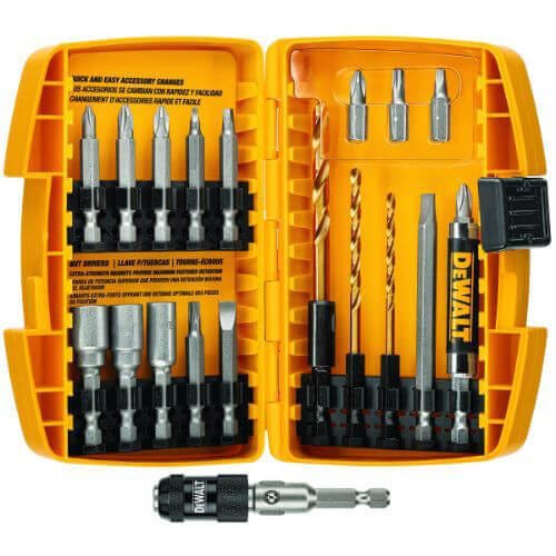 DeWALT® DW2503 Rapid Load® Drill Drive Set, 20 pc, Steel