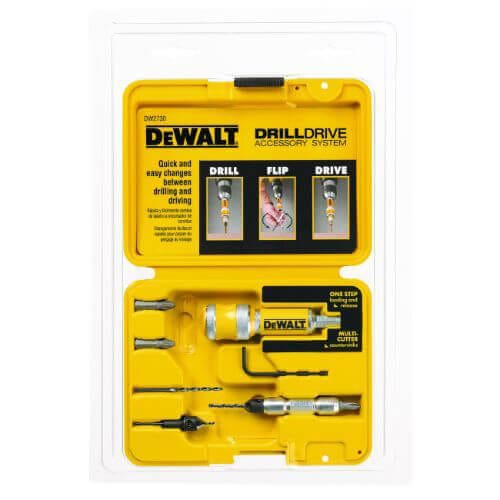 DeWALT® DW2730 Drill Drive Set, 8 pc, Steel, Black Oxide