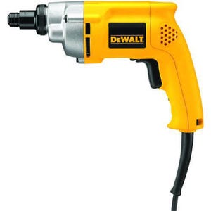 DeWALT® DW281 Heavy Duty VSR Screwdriver, 132 in-lb Torque, 120V AC, 12.8 in OAL