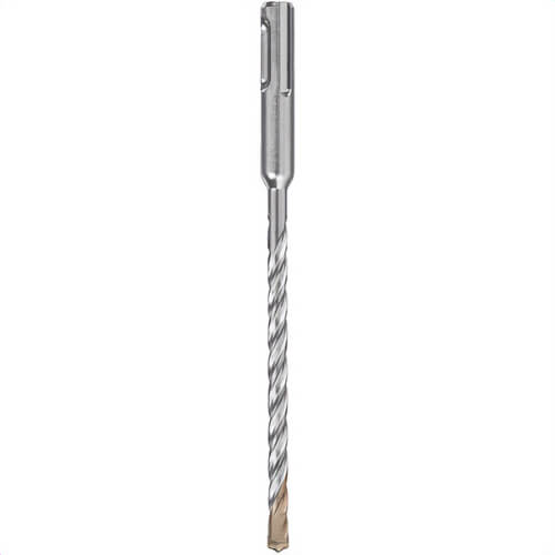 DeWALT® DW5408 2-Cutter Hammer Drill Bit, 3/16 in Drill Bit, SDS-Plus® Shank, 14 in D Cutting, 16 in OAL