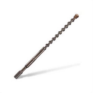 DeWALT® DW5716 2-Cutter Rotary Hammer Drill Bit, 3/4 in Drill Bit, 3/4 in Spline Shank, 17 in D Cutting, 22 in OAL