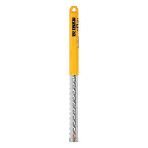 DeWALT® Guaranteed Tough® DW5704 2-Cutter Masonry Drill Bit, 1/2 in Drill Bit, 3/4 in Spline Shank, 11 in D Cutting, 16 in OAL