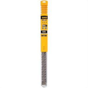 DeWALT® HIGH IMPACT CARBIDE™ DW5826 4-Cutter Hammer Drill Bit, 1-1/4 in Drill Bit, 45/64 in SDS-Max® Shank, 31 in D Cutting, 36 in OAL