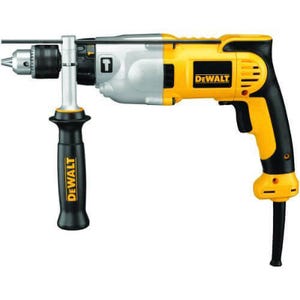 DeWALT® DWD520 Dual Mode VSR Hammer Drill, 1/2 in Keyed Chuck, 120 VAC, 14 in OAL