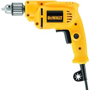 DeWALT® DWE1014 Lightweight VSR Drill, 3/8 in Keyed Chuck, 120 VAC, 0 to 2800 RPM Speed, Tool Only
