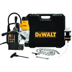DeWALT® DWE1622K Magnetic Drill Press Kit, 1/2 in Quick-Change Chuck, 120 VAC, 300/450 rpm Speed