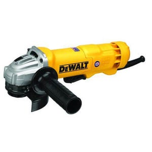 DeWALT® DWE402N Small Angle Grinder, 4-1/2 in dia Wheel, 5/8-11 Arbor/Shank, 120 VAC, For Wheel: Quick-Change™, Yellow