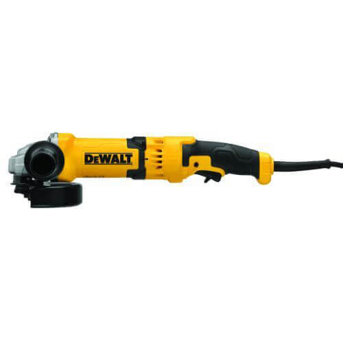 DeWALT® Guaranteed Tough® DWE43116 High Performance Angle Grinder, 4-1/2 to 6 in dia Wheel, 5/8-11 UNC Arbor/Shank, 120 VAC, Black/Yellow