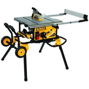 DeWALT® DWE7491RS Jobsite Table Saw, 10 in dia Blade, 5/8 in Arbor/Shank, 3-1/8 in 90° Capacity, 2 hp, Tool Only