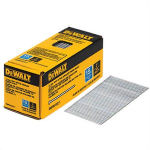 DeWALT® DWFN1524-1 22.5°  Glue Collated Angled Nail, 1-1/2 in L, Bright, Steel, Chisel Point