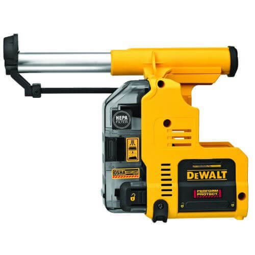 DeWALT® DWH303DH Cordless Dust Extractor, Use with DCH273 1 in SDS Plus Rotary Hammer, 5/8 in dia, 4 in L Usable, 6 in L Bit