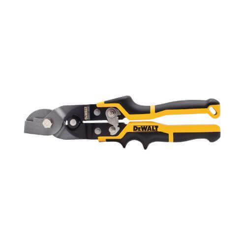 DeWALT® DWHT14690 V Notched, 24 ga Cutting, 1 in L Jaw, 30°  Notch, 9-1/2 in OAL, Forged Steel Handle