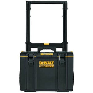 DeWALT® DWST08450 ToughSystem® 2.0 Rolling Toolbox, 16-5/8 in H x 23-7/8 in W, 210 Load Capacity, 8 Wheels, 8 in Wheels