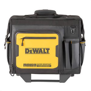 DeWALT® DWST560107 Rolling Tool Bag, Denier Fabric, Black/Yellow