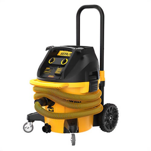 DeWALT® DWV015 Dust Extractor, 10 gal Tank, 155 CFM Air Flow, HEPA Filter