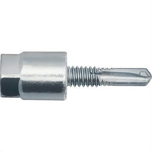 DeWALT® PFM2231100 Vertical Rod Hanger Anchor, 1/4 in dia, 1 in OAL, Carbon Steel, Zinc Plated