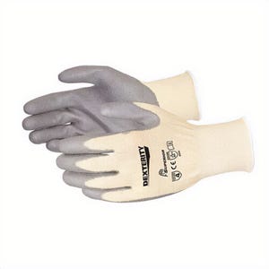 Superior Gloveâ„¢ S13KFGPU-8 ParaActivâ„¢ Cut-Resistant Gloves, Size 8, Polyurethane/Uncoated Back Coating, Yellow