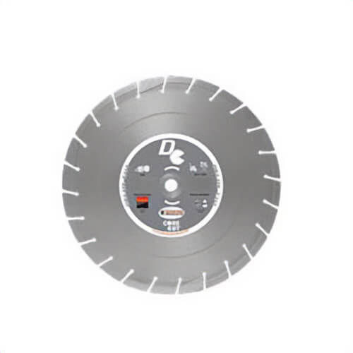 Core Cut 50537 Delux-Cut Diamond Blade, Dry High Speed, 14 in Blade dia, 1 in, 1/8 in Cutting Width, 0.44 in Cutting Depth