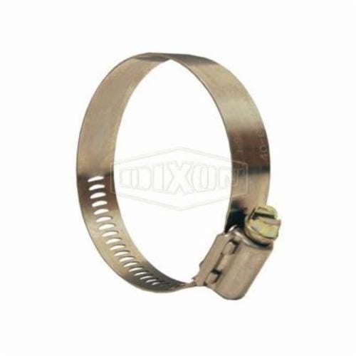 Dixon® Aero-Seal® 10008 Worm Gear Clamp, 32/64 to 58/64 in Clamp, Stainless Steel Band, Carbon Steel Bolt, Domestic