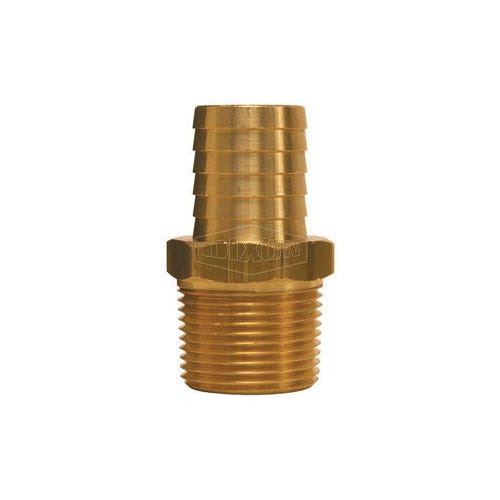 Dixon® 1020804C Insert, 1/4 x 1/2 in, MNPT x Hose Barb, Brass