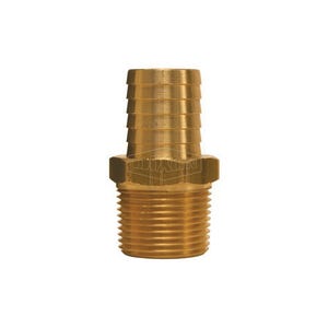 Dixon® 1020804C Insert, 1/4 x 1/2 in, MNPT x Hose Barb, Brass