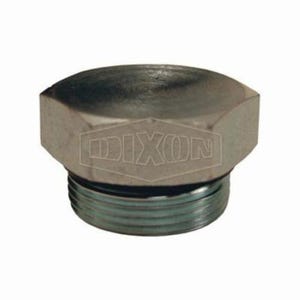 Dixon® 1255-20H O-Ring Boss Plug, 1-5/8-12 Nominal, Steel, Domestic