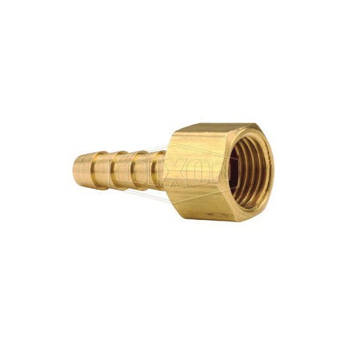 Dixon® 1260604C Gasket Seat Hose Barb, 1/4 x 3/8 in, Female NPSM Swivel x Hose Barb, Brass, Domestic