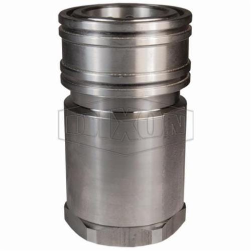 Dixon® 12HF12-S H Series Interchange High Volume Hydraulic Coupling, 1-1/2-11-1/2 Nominal, FNPT, 303 Stainless Steel