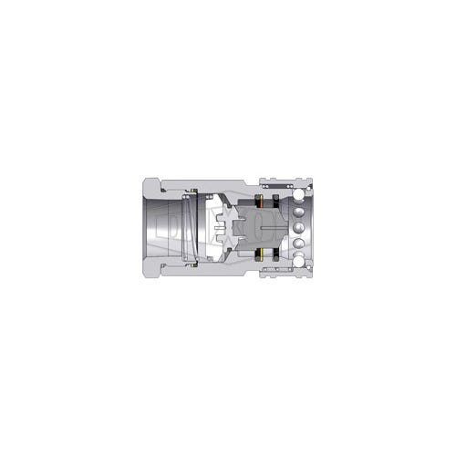 Dixon® 12HBF12-B DQC H Industrial Interchange High Volume Female Coupler, 1-1/2-11 Nominal, Female BSPP, Brass