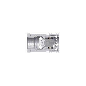 Dixon® 12HOF10 DQC H Industrial Interchange High Volume Female Coupler, 1-5/8-12 Nominal, Female O-Ring Boss™ End Style, Steel