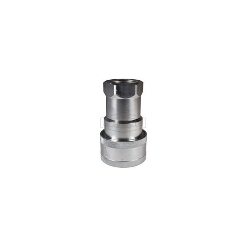 Dixon® 12KF12 DQC K Interchange Female Coupler, 1-1/2-11-1/2 Nominal, Female NPTF, Steel