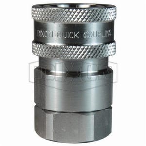Snap-Tite by Dixon® 12VF12-SS H/IH Interchange Valve Coupling, 1-1/2-11-1/2 Nominal, FNPT, 316 Stainless Steel
