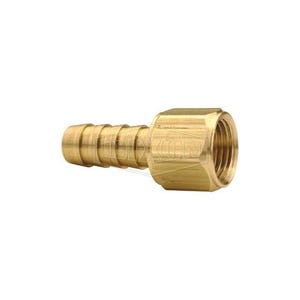Dixon® 1451217K Hose Barb, 1-1/16-12 x 3/4 in, 37° Female JIC Swivel x Hose Barb, Brass, Domestic